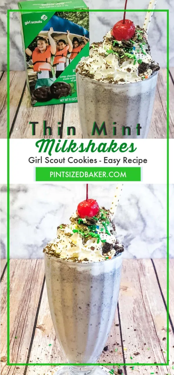 Nothing beats a great milkshake on a hot day! Toss in a few Thin Mint cookies for a fantastic milkshake!