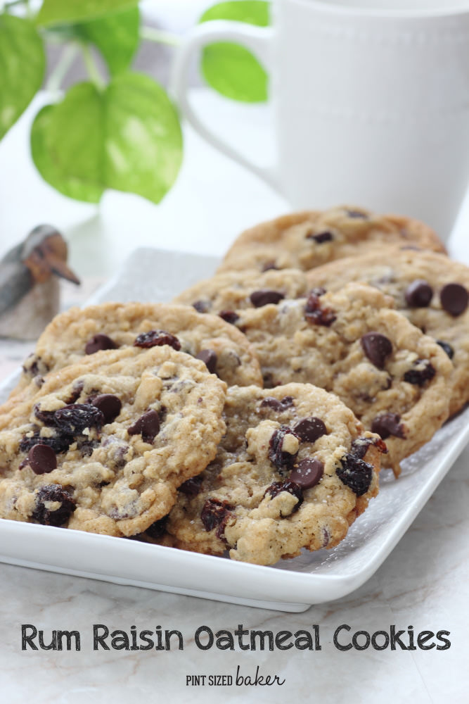 Rum Raisin Chocolate Chip Cookies