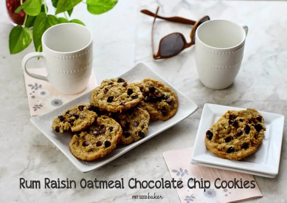 Rum Raisin Oatmeal Cookies 1