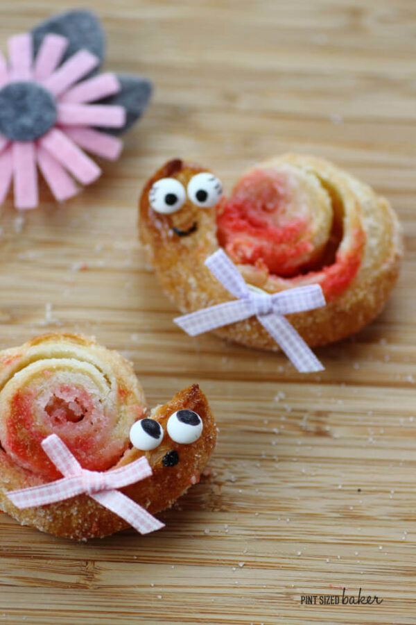 Puff Pastry Snail Cookies for Kids
