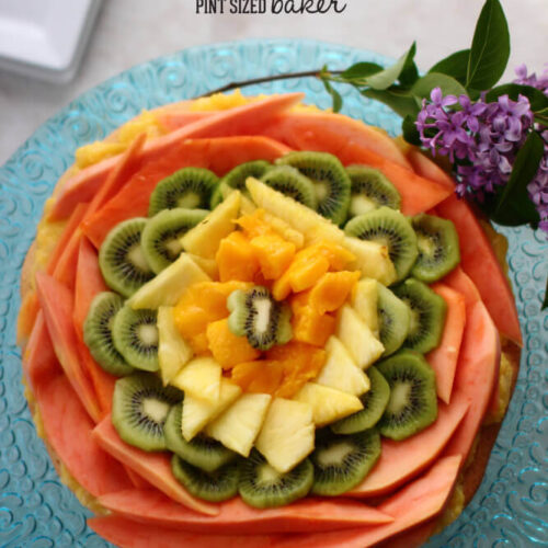 Tropical Fruit Pizza • Pint Sized Baker