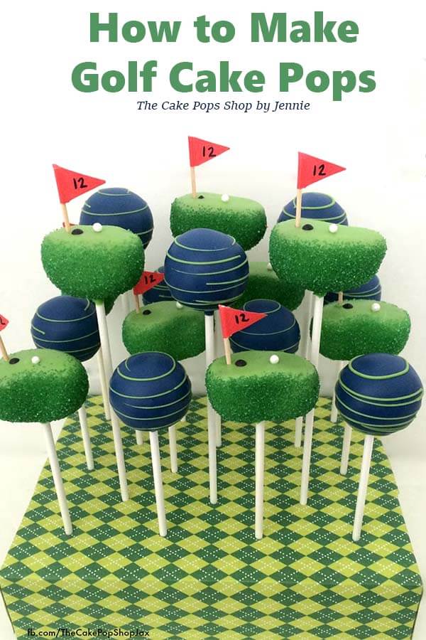 Golf Cake Pops Featured