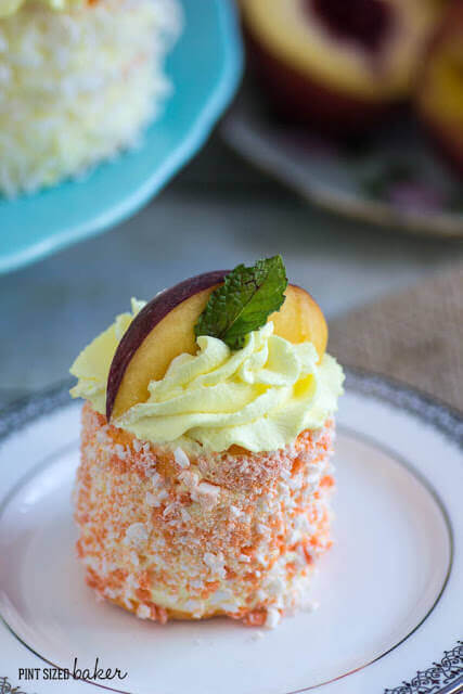 Perfectly sized for individual desserts. The Peach Meringue adds some summer flavor to a simple treat. 