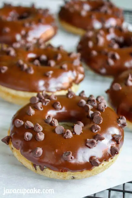 Peanut Butter Chocolate Chip Donuts by JavaCupcake 23
