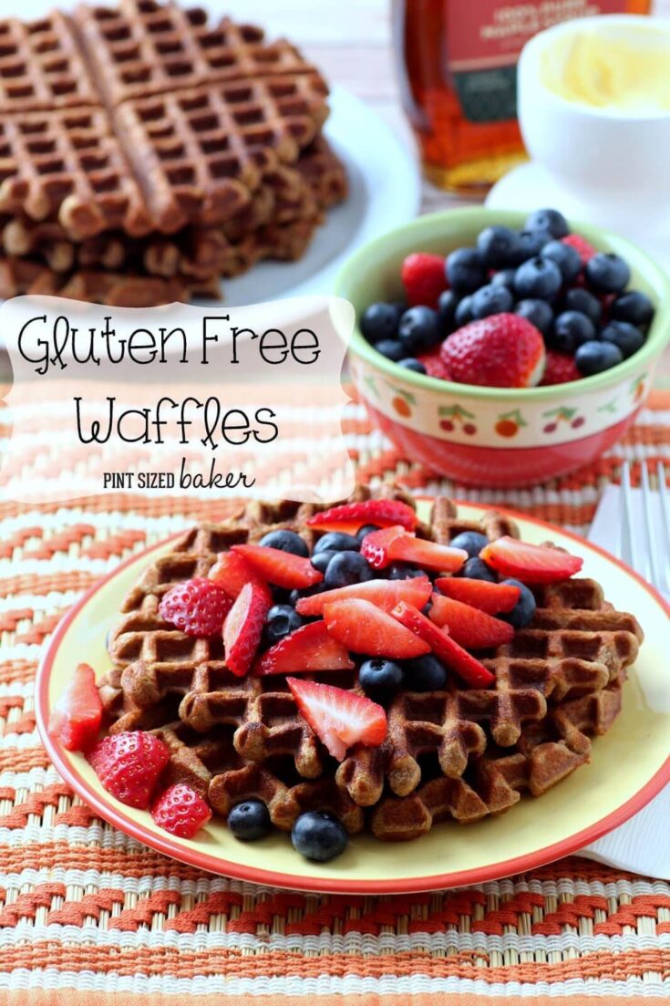 Gluten Free Waffles are easy and delicious. Pop them in to freezer and have then ready for the entire week!