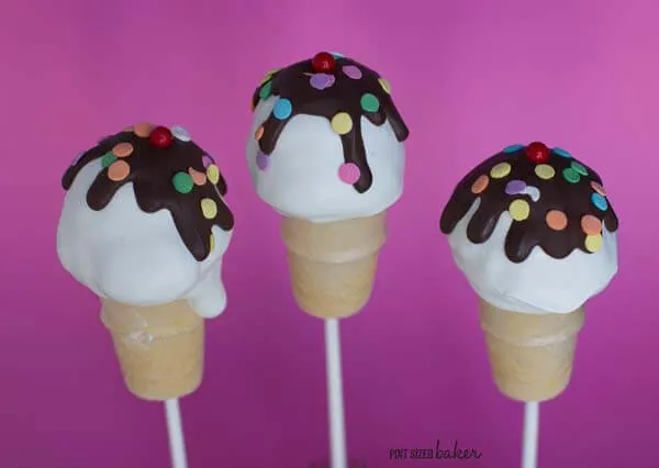 Ice Cream Cone Cake Pops – HCP