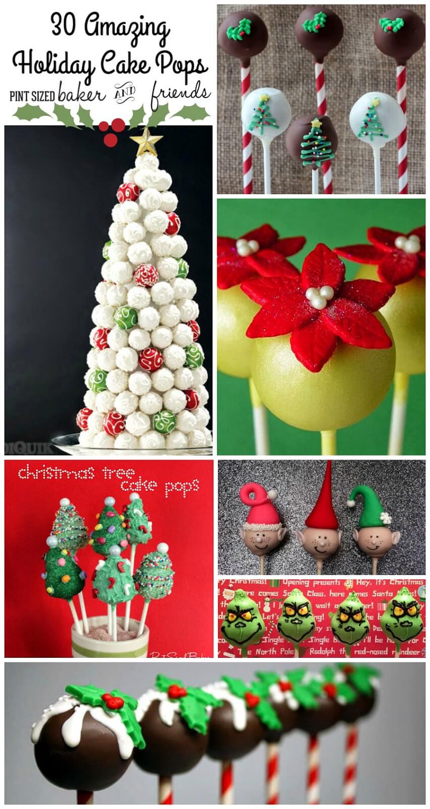 Tri-Colored Christmas Cake Pop Tutorial - Pint Sized Baker