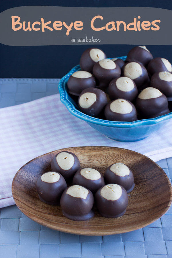 Easy Buckeye Candies • Pint Sized Baker