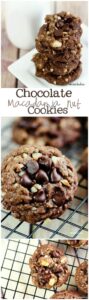 Chocolate Macadamia Nut Cookies are perfect for your chocolate cravings! I keep them frozen and then enjoy a few whenever I want.