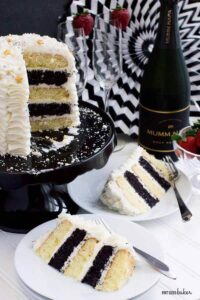 Black and White Cake that's perfect for every elegant party! I'm making one for our next celebration.