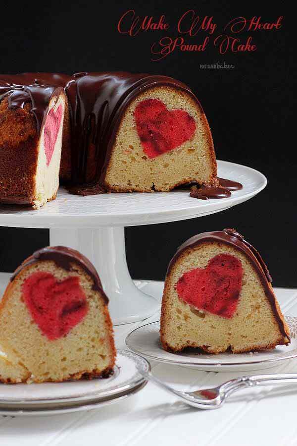 Valentine Heart Bundt Cake