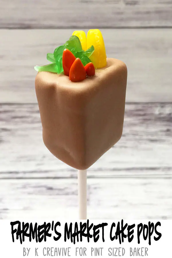 Learn how to make these fun and easy Farmer's Market Cake Pops with this tutorial.