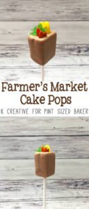 Learn how to make these fun and easy Farmer's Market Cake Pops with this tutorial.