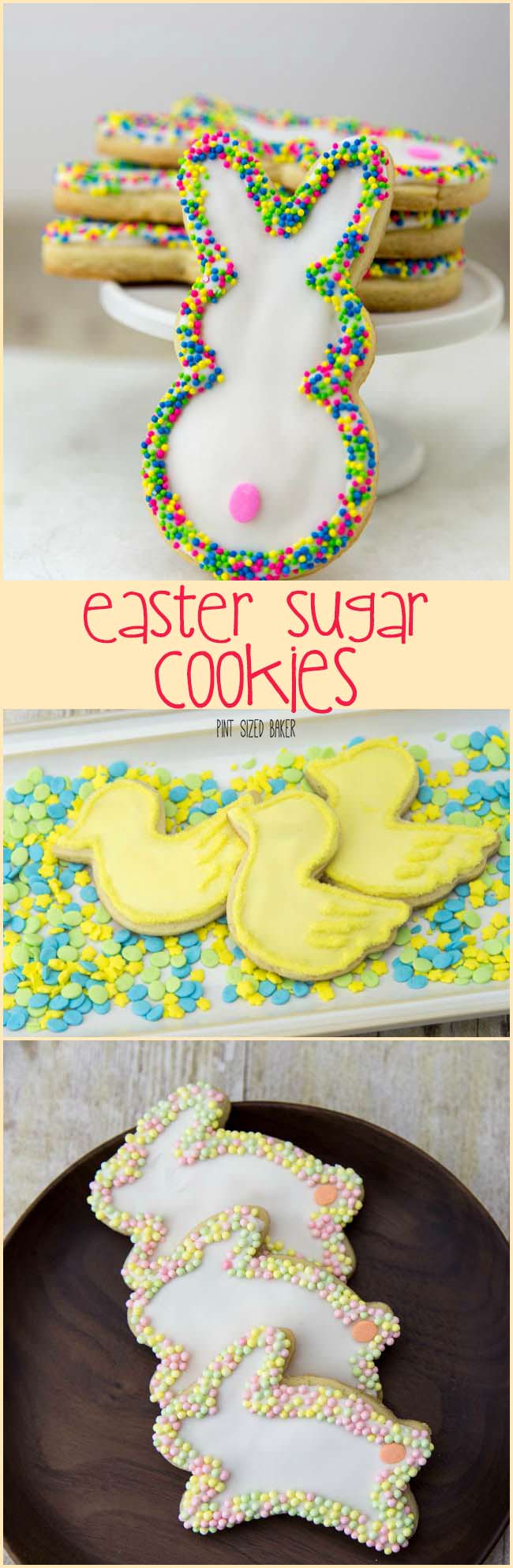 Adorable Easter Sugar Cookies sure were a hit in out household. No special tools or equipment required for these cookies.