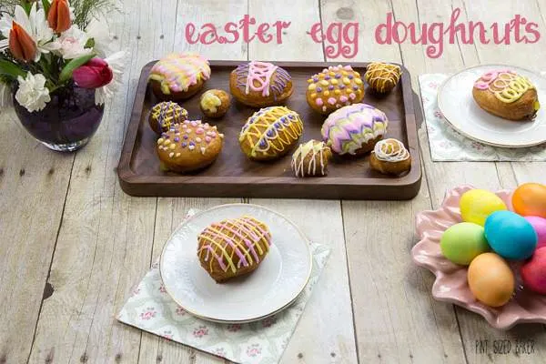 Quick and Easy Easy Egg Doughnuts are filled with a delicious lemon pie filling and decorated by the kids.
