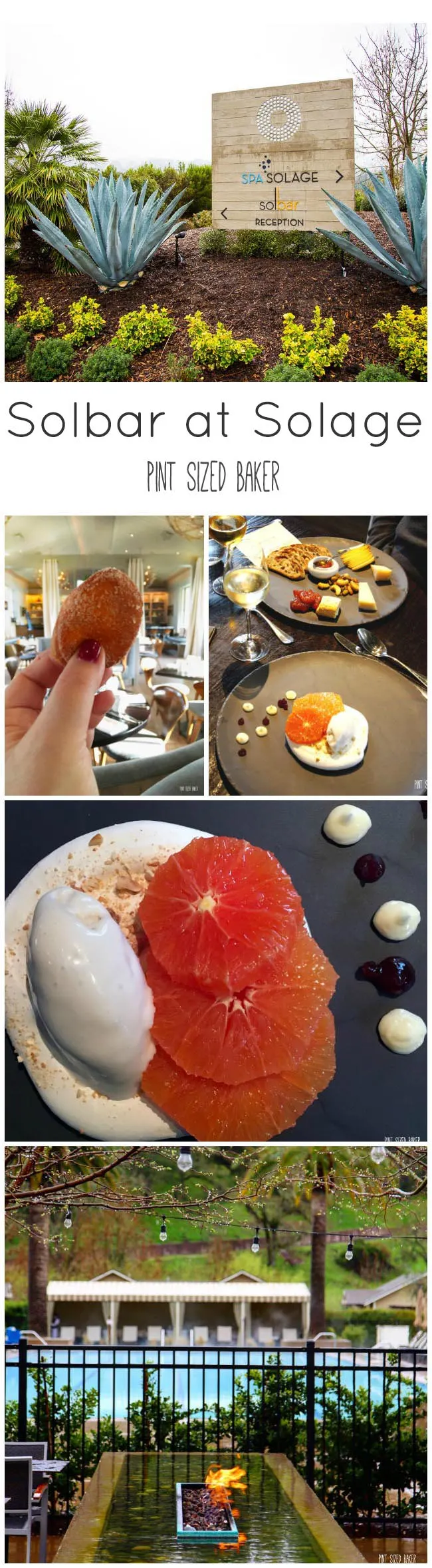 Breakfast to dessert was all mouthwatering at the Solbar located at the Solage Resort in Calistoga, California. This Michelin-star rated restaurant serves decadent food in an awesome location.
