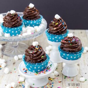 Light and Fluffy chocolate marshmallow frosting that is sure to make your cupcakes very yummy!