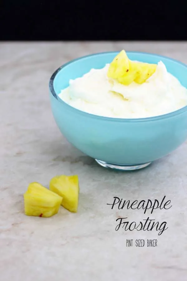 Sweet, homemade pineapple frosting is perfect for so many desserts.