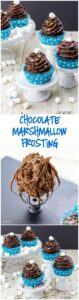 Simply the best Chocolate Marshmallow Frosting recipe. It makes some of the best cupcakes even better!