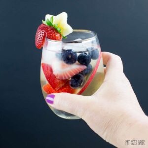Cheers! Summer loving at its best. This Sangria recipe is the perfect summer refreshment.