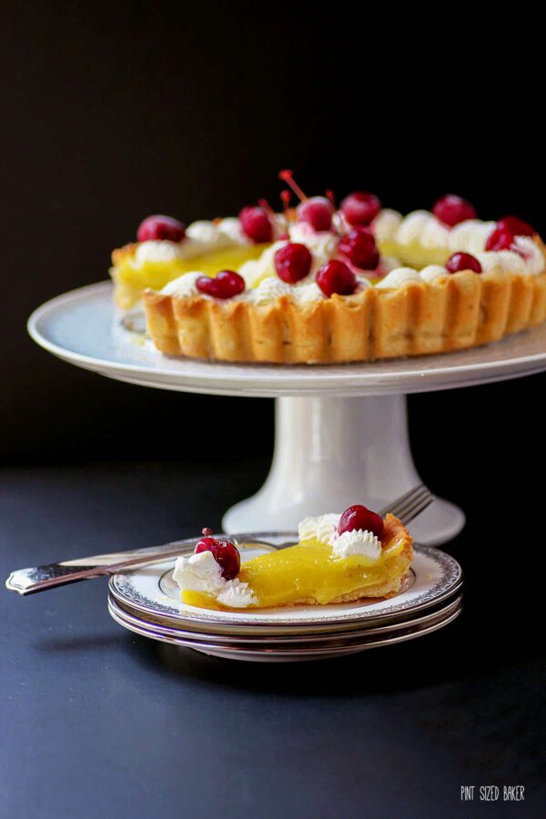 A Cherry Lime Tart that is bursting with flavor!