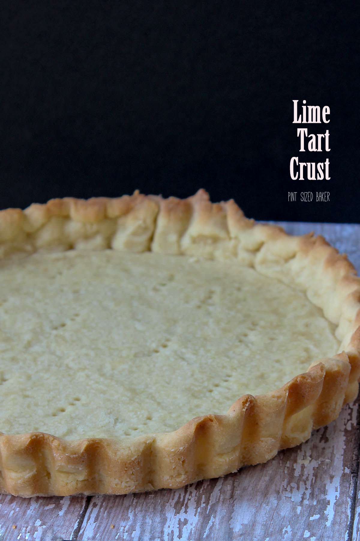 Lime Tart Crust Recipe - A touch of lime zest add a pop of citrus flavor into this classic crust recipe.
