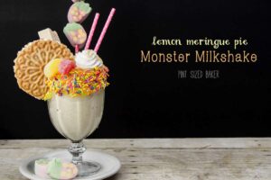 Lemon Meringue Monster Milkshake. I'm in heaven!