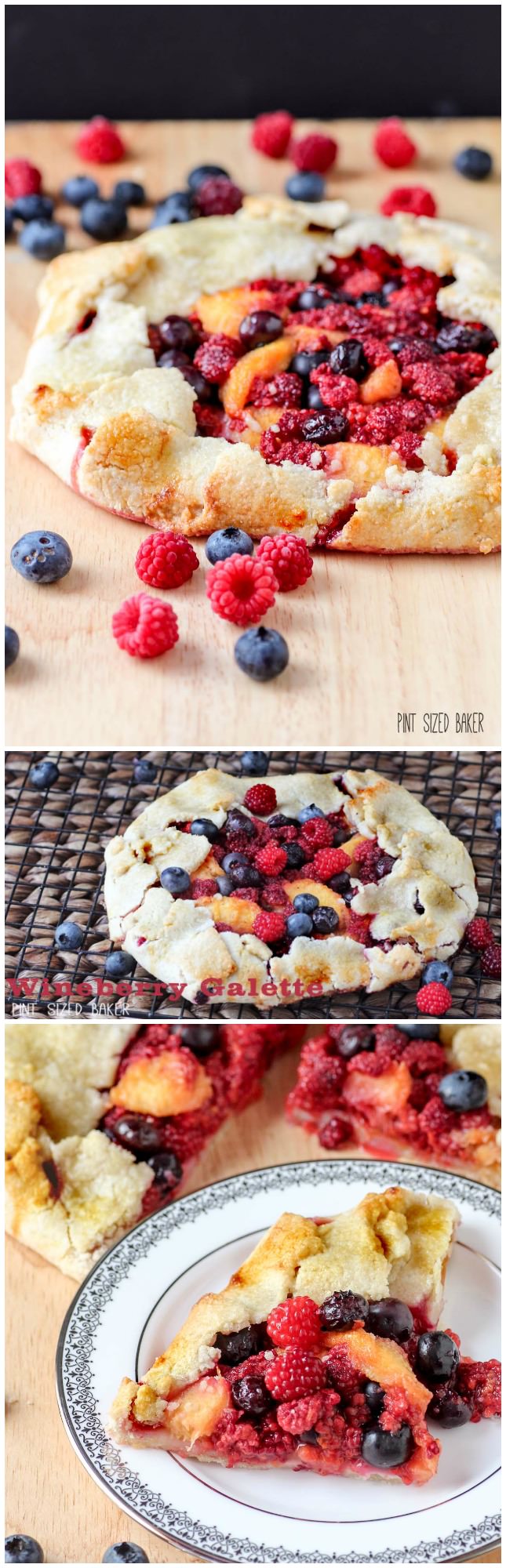 A sweet cousin to raspberries, Wineberries are smaller, sweeter, and the seeds won't get stuck in your teeth. Makes the perfect Wineberry Galette!