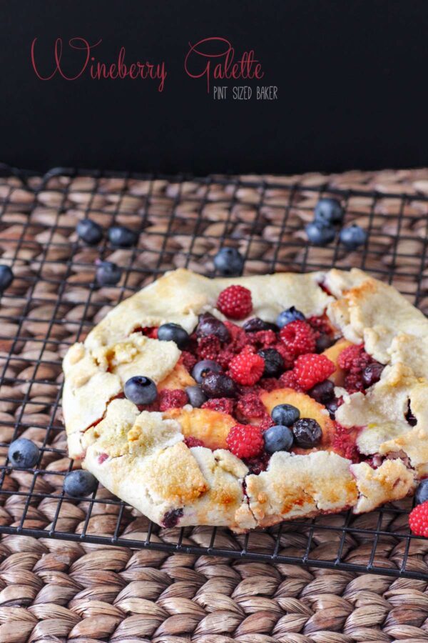 A sweet cousin to raspberries, Wineberries are smaller, sweeter, and the seeds won't get stuck in your teeth. Makes the perfect Wineberry Galette!
