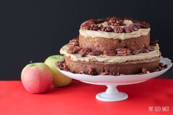 The time is NOW to make this Apple and Caramel Spice Cake. It's a fall recipe you must make!
