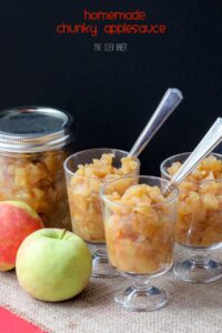 Homemade Chunky Applesauce Recipe. Serves perfectly with pork chops or as a warn topping on vanilla ice cream.
