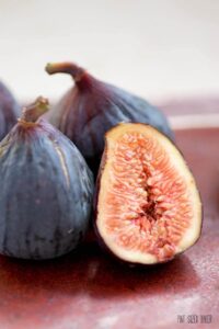 Beautiful Figs ready to be eaten for a yummy, healthy snack.