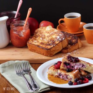 Amazing Stuffed French Toast is perfect for breakfast any day of the week!