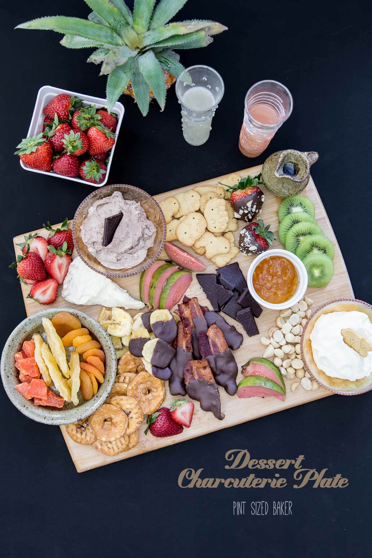 A dessert charcuterie plate is a perfect way to enjoy sweets without stress out about what to serve.