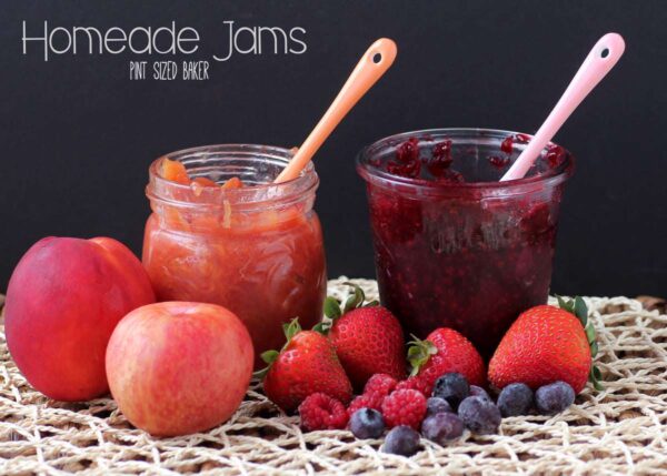 Make small batch homemade jam in less than an hour. This recipe does not require any added sugar.