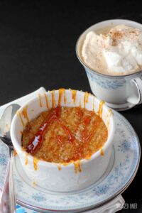 Pumpkin Creme Brulee with a hard, crunchy sugar topping that requires no kitchen torch to make.