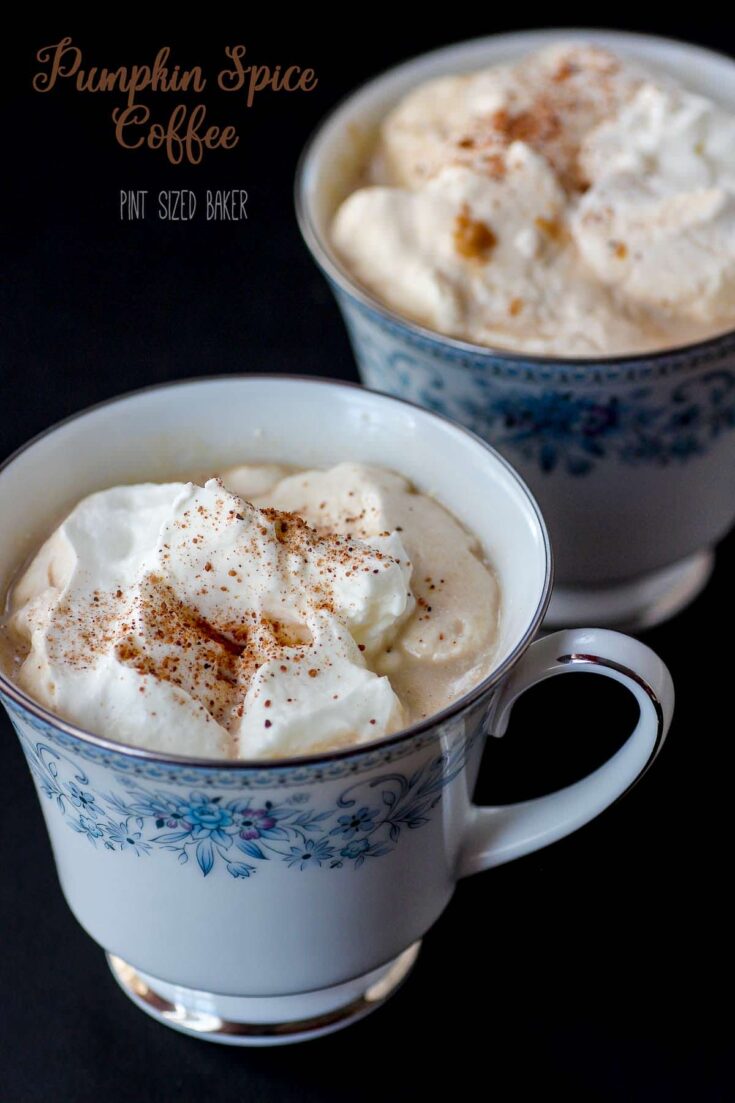 Warm up on a cool night with this pumpkin spice coffee. Simple and delicious.