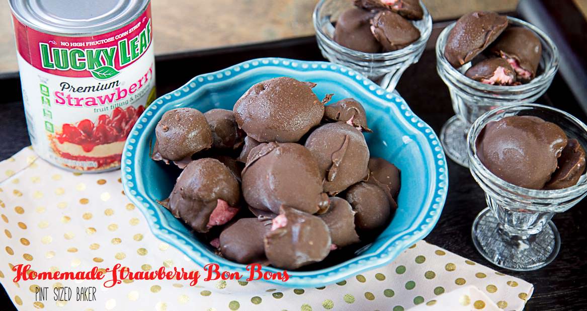 Homemade Strawberry BonBons Pint Sized Baker