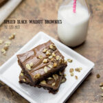 You won't believe how good these Spiked Black Walnut Brownies were! Perfect for all the adults.