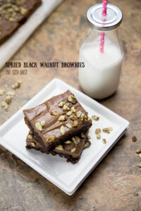 You won't believe how good these Spiked Black Walnut Brownies were! Perfect for all the adults.
