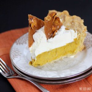 The perfect slice of Thanksgiving Pumpkin Pie is waiting to be made.