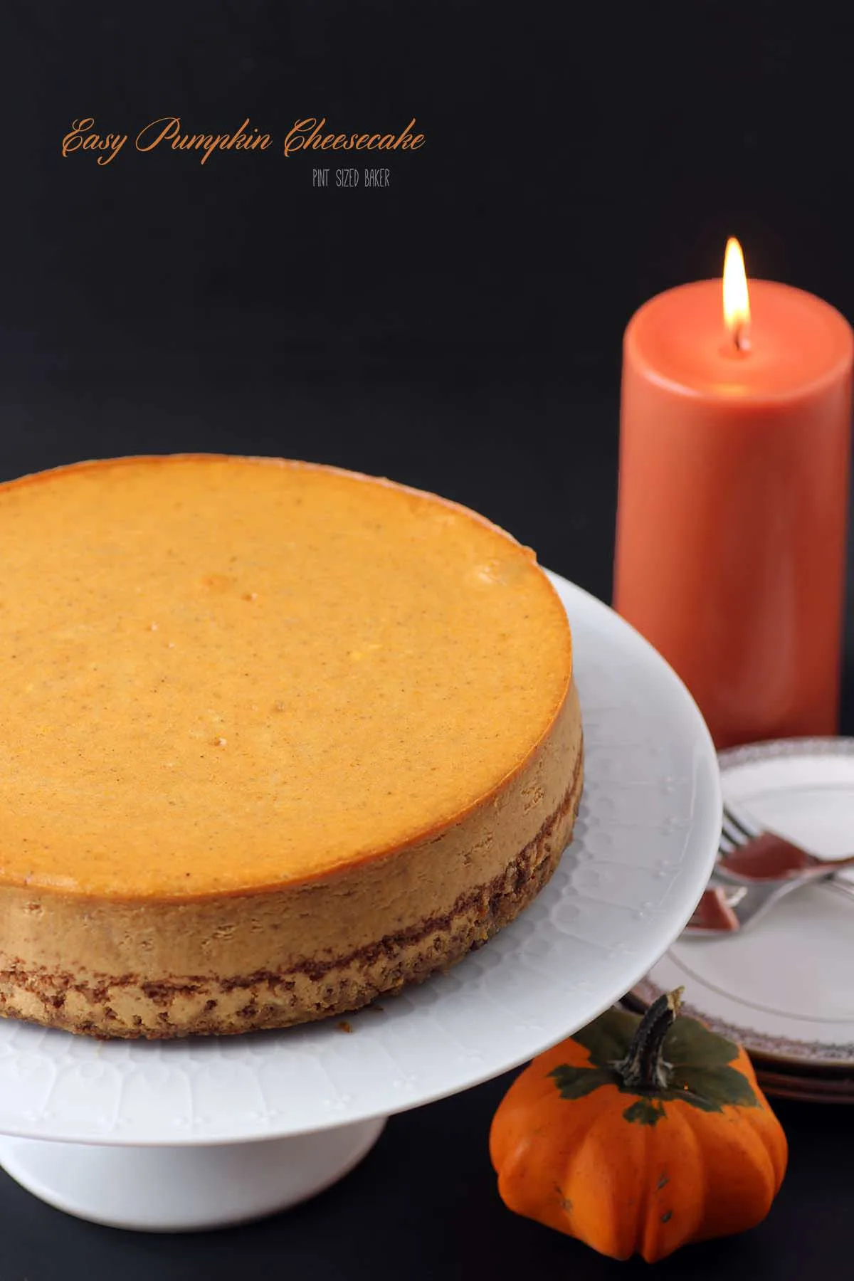 Easy Pumpkin Cheesecake