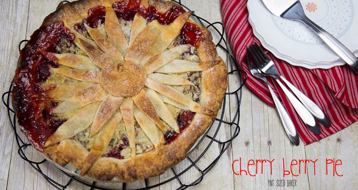 Cherry Berry Pie Recipe • Pint Sized Baker