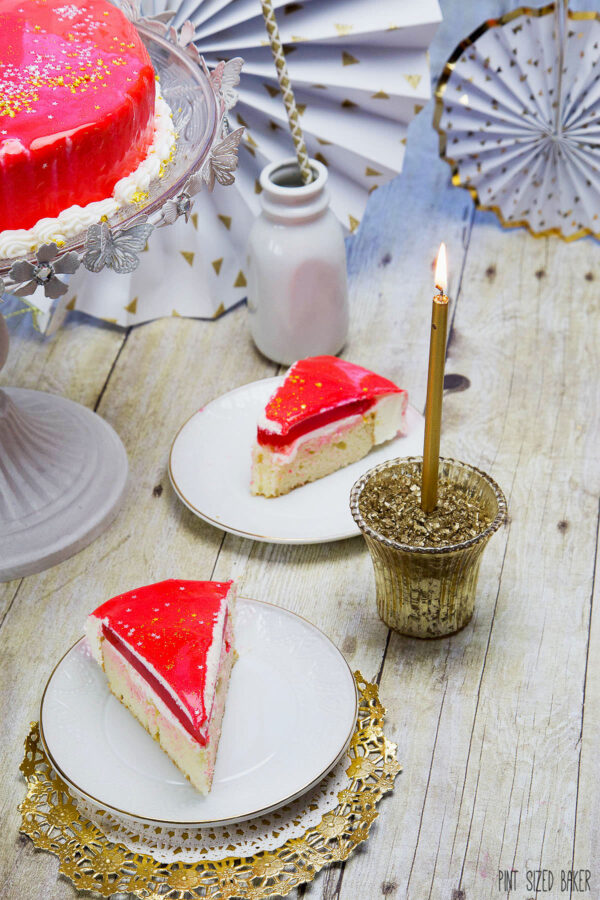 Serve up this special Red Mirror Cake for your next birthday celebration.