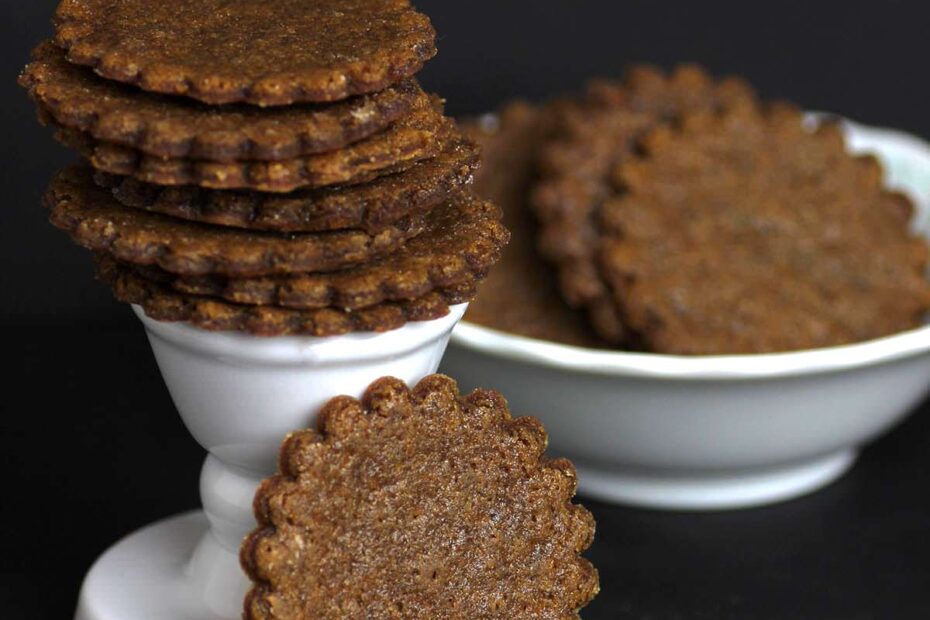 Homemade Morvarian Ginger Snap Cookies. Simple and delicious.