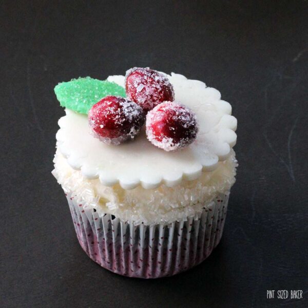 There's nothing better than a Red Velvet Cupcakes all decorated for Christmas.
