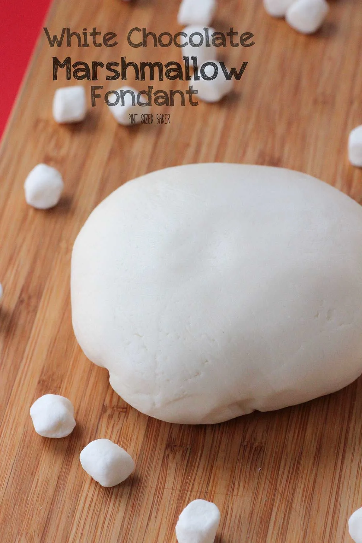 Make you own homemade White Chocolate Marshmallow Fondant for you cakes and cupcakes.