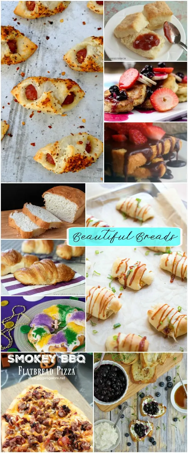 You'll fall in love with carbs again with this Beautiful Bread Recipe Collection! Featuring homemade bread, homemade biscuits, and Pigs in a Blanket! YUM! It's a Carb feast!