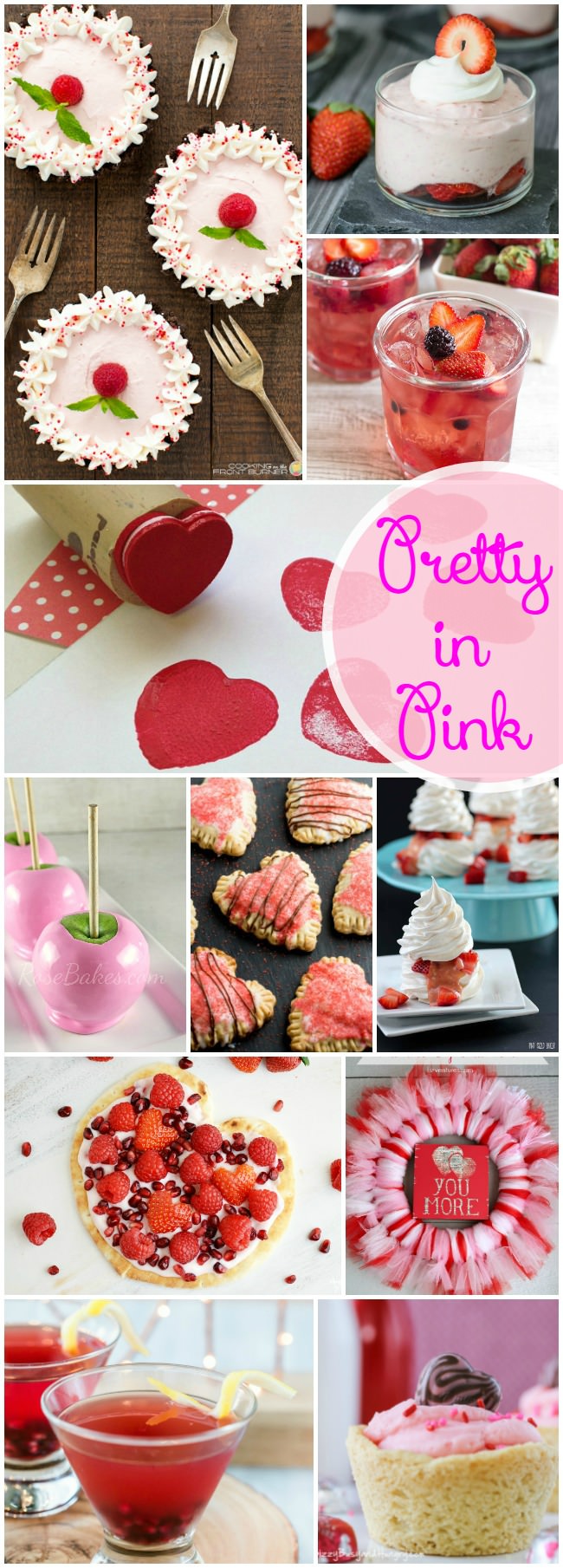 This Pretty in Pink Valentine's Day Collection is just what we need right now! Pretty pink snacks, drinks, and crafts that Cupid would approve of.
