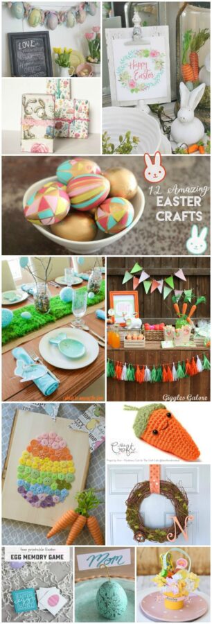 12 amazing Easter crafts for you and your family to make this Spring!